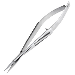 Tijeras de resorte para manicura de alta calidad, cuchillas curvas afiladas, microtijeras de belleza de acero inoxidable para uso doméstico y de salón - Product Image 3