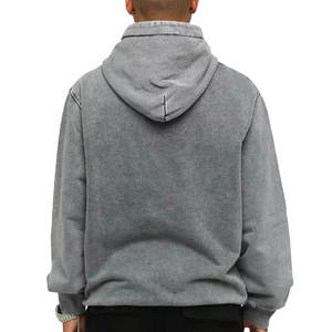 Pull à col rond de qualité supérieure 100% coton Vente en gros Impression personnalisée et broderie de logo Sweats à capuche unisexes - Product Image 3
