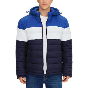 Veste d'hiver légère en nylon 100% pour hommes Nouveau design Logo personnalisable Doux Chaud et imperméable Grande taille Coton rempli - Product Image 6