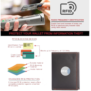 Portefeuille long unisexe en cuir avec fermeture à bouton Nouveau design de l'Inde pour ranger les cartes et l'argent - Product Image 3