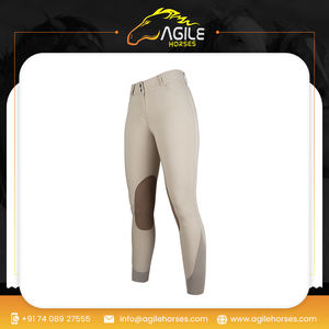 กางเกงขี่ม้าแบบกำหนดเองใหม่เสื้อผ้ากีฬากางเกงรัดรูปถุงเท้าด้านล่างแผ่นแปะเข่ากางเกงขี่ม้า - Product Image 6