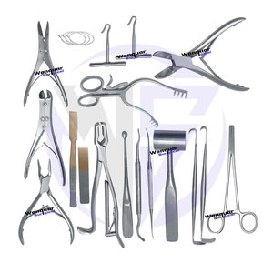 Juego de 20 Instrumentos Ortopédicos Veterinarios de Alta Calidad, Herramientas Duraderas de Acero Inoxidable para Cirugía Animal - Product Image 1