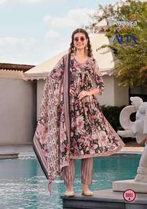 การสนับสนุน/การออกแบบที่เขียวชอุ่มของผู้ใหญ่กางเกงผ้ามัสลินแบบอินเดียพร้อม dupatta กับงานเย็บปักถักร้อยและลูกไม้ผู้ส่งออก - Product Image 5