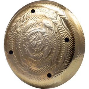 Round Gold Metal Serving <b>Tray</b> Elegant and Strong Design Perfect for Home Dining Table Kitchen and Gift Presentation - Product Image 4