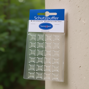 Protector Autoadhesivo Transparente de Plástico Cuadrado de 12.7 mm para Puertas y Paredes - Product Image 3