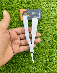 New Xử Lý Tùy Chỉnh Cắt Tóc Dao Cạo Sinh Thái Thân Thiện Với Dao Cạo Râu Cho Nam Giới Chuyên Nghiệp Thẳng Lưỡi Cạnh Gấp Tóc Dao - Product Image 2