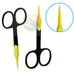 Ciseaux à cuticules de précision, outil de manucure en acier inoxydable, ciseaux à cuticules incurvés EliteEdge |   Ongles professionnels - Product Image 4