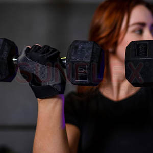 Gants en cuir à demi-doigts antidérapants professionnels pour accessoire de gymnastique Offre Spéciale d'haltérophilie - Product Image 5