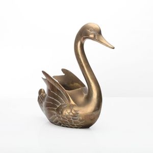 Sculpture antique Arts Sculpture de canard décorative en laiton de haute qualité pour la décoration de maisons et de jardin Sculpture de canard artisanale en métal - Product Image 2