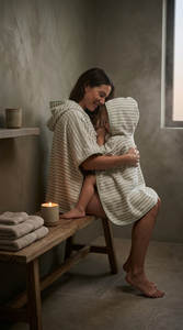 Poncho con Capucha de Algodón Orgánico de Lujo Ecológico para Niños, Sudadera con Capucha de Playa Personalizada para Niños - Product Image 2