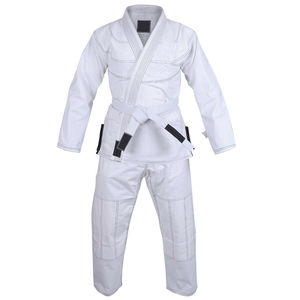 Uniforme de Jiu-jitsu en coton 100% extensible de qualité supérieure, fabrication artisanale, personnalisation de la couleur blanche, vente en gros - Product Image 1