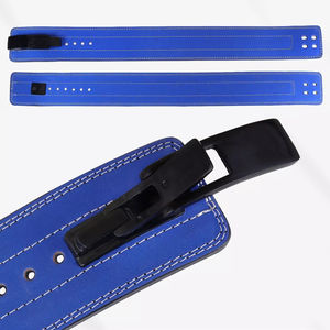 เข็มขัดยกน้ำหนักหนังวัวแท้ ทนทาน ระบายอากาศได้ดี ปรับได้ น้ำหนักเบา สำหรับออกกำลังกาย ฟิตเนส และกีฬา - Product Image 4