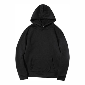 OEM personalizado producto caliente de impresión del logotipo de algodón poliéster liso de manga larga para los hombres de cuello redondo de diseño caliente sudaderas con capucha al por mayor - Product Image 2