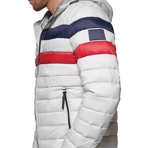 Veste matelassée décontractée pour hommes avec fermeture à glissière en toile respirante pour l'hiver pour l'extérieur et la rue Gilet grande taille - Product Image 3