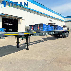 Remolques de Plataforma Extensible de Alta Calidad TITAN, 3 Ejes, 20 <span class=keywords><strong>m</strong></span> de Extensión, Semirremolque en Venta - Product Image 4