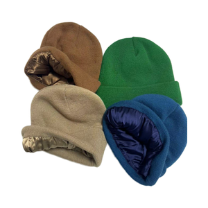 Gorros de Invierno Cálidos de Acrílico de Alta Calidad al por Mayor con MOQ Bajo, Lisos, Coloridos, con Forro de Satén, Gorros Personalizados con Logotipo Unisex - Product Image 1