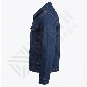 Chaqueta Vaquera para Hombre de Buena Calidad, Totalmente Personalizable, Antiarrugas, con Cuello Alto y Logotipo Frontal, Chaqueta de Moda - Product Image 3