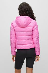 Moda 100% poliéster burbuja Casual prendas de vestir chaquetas para mujeres de alta calidad recortada chaqueta acolchada diseño OEM - Product Image 6