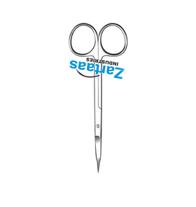 Instruments dentaires de haute qualité 13 cm en acier inoxydable, ciseaux à gencives Goldman Fox 864, courbés, manuels, alimentation électrique - Product Image 2