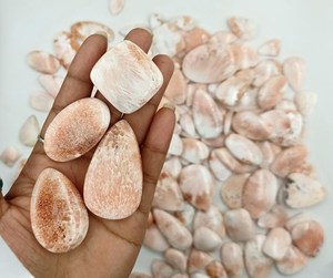 Cabochon de scolecite naturel de haute qualité pierre précieuse taillée ovale pour la fabrication de bijoux Unique incroyable pierre de scolecite Cabochon en vrac - Product Image 5