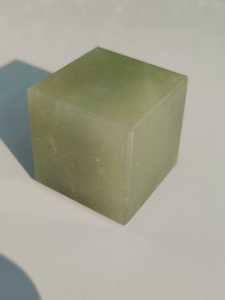 Cubo de Aventurina verde, piedra de ágata pulida, artesanías de cristal con variaciones de Color Natural, Ideal para Diseño de Interiores espiritual - Product Image 2