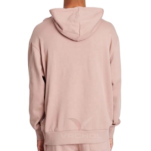 Sudadera con Capucha Personalizada al por Mayor para Hombre, Invierno, 100% Algodón, Felpa, Bordada, Diseño Sólido, con Logotipo Impreso, Tallas Grandes Disponibles 2026 - Product Image 3
