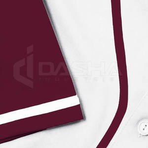 Venta al por mayor de alta calidad transpirable media manga Jersey de béisbol botón completo Hip Hop adultos uniformes ropa de Softbol - Product Image 5