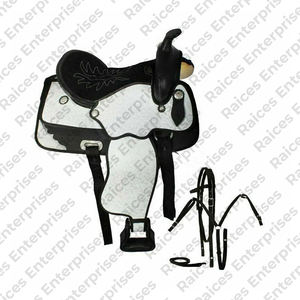 Sillín de equitación ligero hecho a medida, sillín de equitación de cuero genuino profesional de la mejor calidad en MOQ bajo - Product Image 1