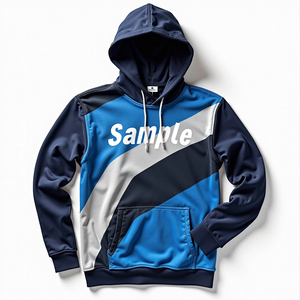 Sudadera con Capucha para Hombre, Personalizada, Estilo Urbano, Holgada, Duradera, Sublimada, 100% Poliéster, Mezcla de Algodón Básico, Estilo Relajado - Product Image 4