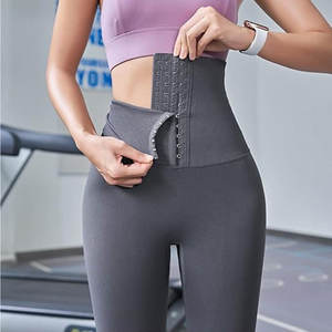 Leggings Casuales de Cintura Alta para Mujer, de Alta Calidad, OEM, Secado Rápido, Transpirables, para Gimnasio, Sin Costuras, 100% Algodón - Product Image 6