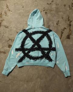 Sweat à capuche femme de haute qualité haute qualité 100% coton visite décontractée ancienne broderie thermique logo personnalisé impression bouffante - Product Image 2