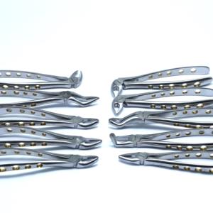 Juego Profesional de 10 Piezas de Pinzas para Extracción de Raíces Dentales, Instrumentos Manuales de Acero para Extracción de Raíces - Product Image 2