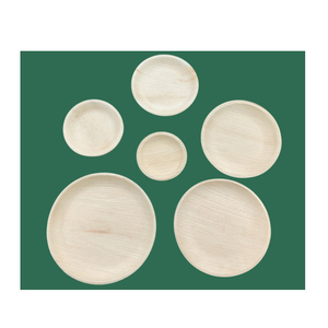 Vajilla desechable ecológica Sumkoka, vajilla ISO compostable 6 7 9 10 pulgadas, plato, bolsa de pulpa de bagazo para comida de restaurante - Product Image 6