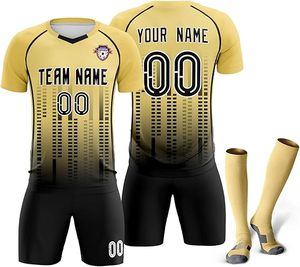 เสื้อฟุตบอลแขนยาวคลาสสิกย้อนยุคเสื้อฟุตบอลเสื้อฟุตบอลคุณภาพสูงออกแบบได้ตามต้องการ - Product Image 1