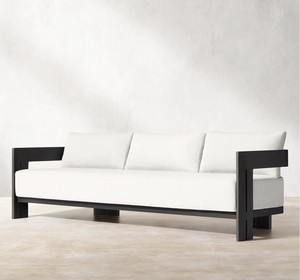 Mobili <span class=keywords><strong>da</strong></span> giardino dal <span class=keywords><strong>Design</strong></span> moderno Set di divani <span class=keywords><strong>da</strong></span> <span class=keywords><strong>esterno</strong></span> in alluminio verniciato a polvere di lusso <span class=keywords><strong>da</strong></span> 4 pezzi per Villa dell'hotel - Product Image 3