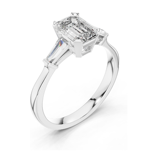 Bague de fiançailles en diamant de laboratoire 1,39 CT pour femmes, clarté VVS-VS EF, or 18 carats, 14 carats, 10 carats et argent 925, rose, jaune, blanc - Product Image 6