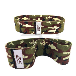 Vente en gros de bandes de résistance en tissu de fitness avec logo personnalisé bandes élastiques d'entraînement pour les exercices de hanche en usine - Product Image 1