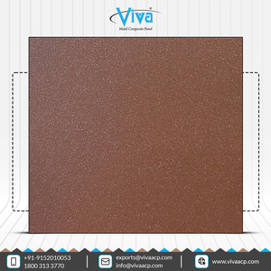 Panel Compuesto de Aluminio ACP de Calidad Estándar, Seguro de Usar, Color Marrón Señal VA 187, 3mm 4mm, para Paredes Interiores y Exteriores - Product Image 3