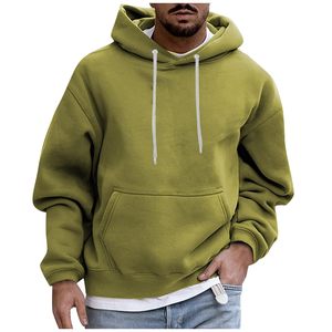 Sweat à capuche oversize anti-rétrécissement unisexe de haute qualité avec logo personnalisé brodé hiver technique lourde 100% coton polaire pour hommes - Product Image 4