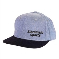 Casquette de baseball ajustable à visière plate personnalisée, bleu délavé, style streetwear hip-hop, casquette de golf en maille, casquette en polyester imperméable pour enfant