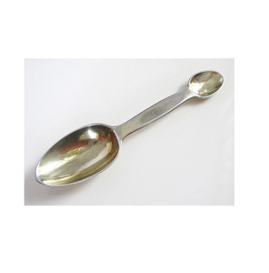 Stainless Steel Tea Coffee Spoon Handicrafts Double Sided Spoon Crafts Coffee <b>Kitchen</b> <b>Accessories</b> Spoon - Product Image 1