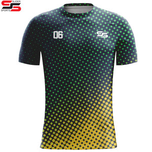 Camiseta de fútbol personalizada para hombre al por mayor, camiseta de fútbol transpirable de secado rápido, ropa deportiva por sublimación a precio barato - Product Image 1