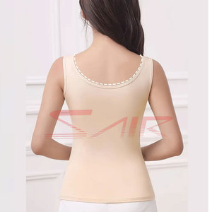 Camisola Larga de Algodón y Fibra de Bambú Transpirable para Mujer, Talla Grande, Color Sólido, Cómoda para Usar en Verano - Product Image 3