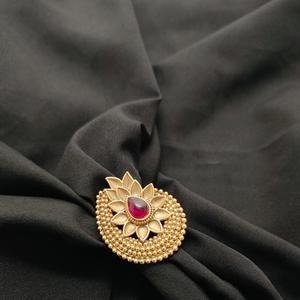 Bague ajustable en or pour femmes et filles, élégante et à la mode, belle finition antique - Product Image 1