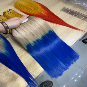 วิกผมคนเวียดนามสีสวยร้อนเทรนด์ซูเปอร์โบนตรงที่ยังไม่ได้คุณภาพสูงสุด10A สี Ombre - Product Image 4