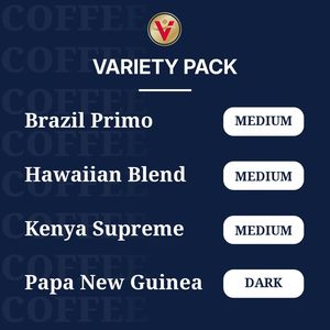 Victor Allen's Coffee Around The World Variety Pack (Brazil Primo, Kenya Suprem e, Kona Blend, Papua New Guinea), 96 Count - Product Image 3