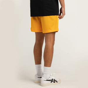 OEM Casual Mesh <b>Shorts</b> Unisex High Street Style Pockets Drawstring Elastic Waist <b>Waterproof</b> Breathable Workout Men's <b>Shorts</b> - Product Image 3