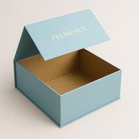Boîte cadeau rigide de luxe avec estampage à chaud en or, gaufrage, logo personnalisé, carton écologique de qualité supérieure, bijoux, parfum, cadeaux haut de gamme
