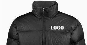 Haute qualité hommes hiver Streetwear doudoune personnalisable épaissir coton imperméable chaud à capuche manteau - Product Image 4