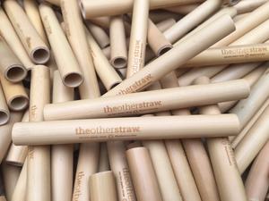 Pajitas de bambú natural 100% | Pajitas de bambú reutilizables | Respetuoso con el medio ambiente | Fiesta, regalos, favores de boda - Product Image 5
